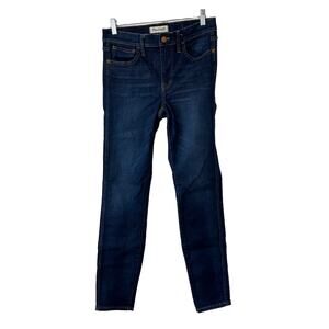 Madewell High Riser Skinny Jeans Women's Size 27 Dark Rinse